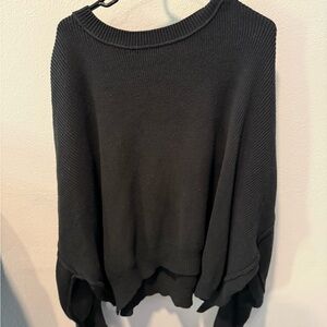 Chic Soul Classic Black Crew Neck Sweater